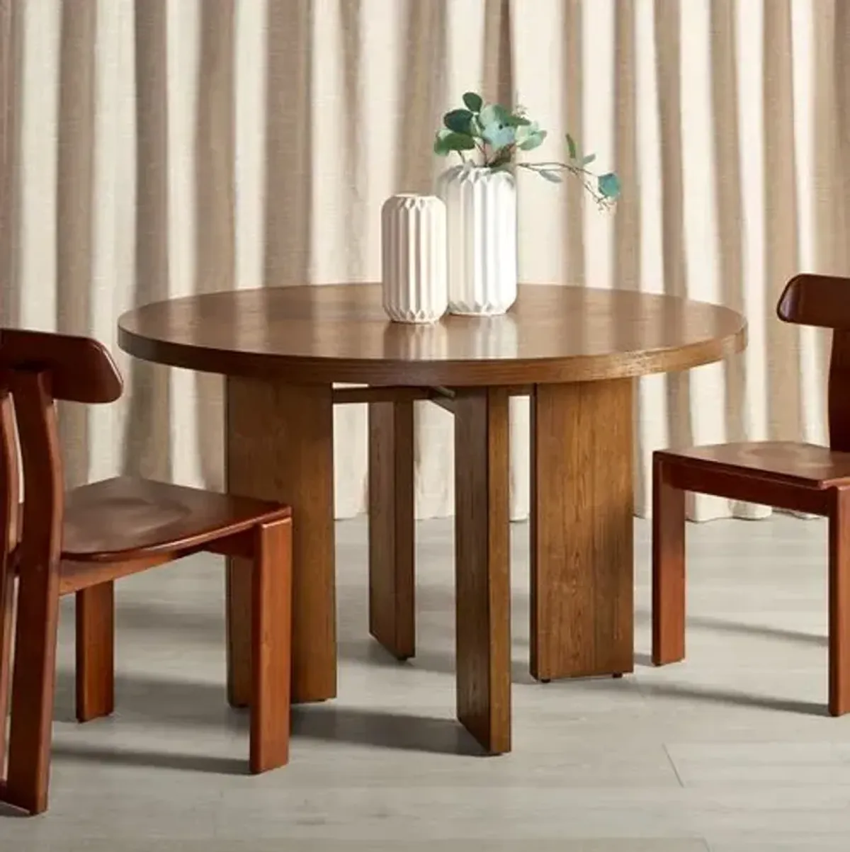 Fable Round Wood Dining Table