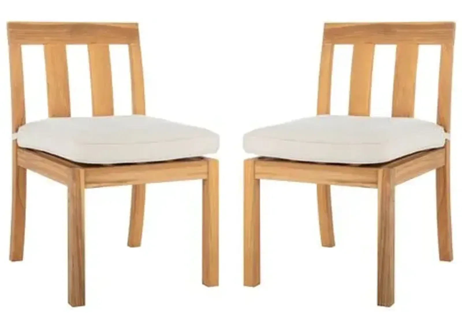 Finnian Teak Dining Chair - Natural/Beige