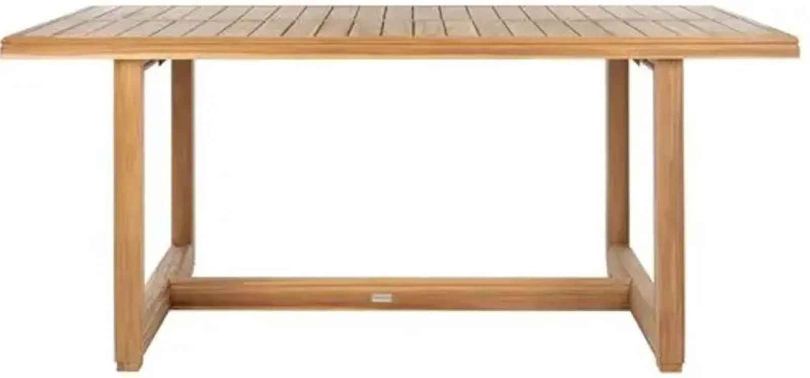 Finnian Teak Outdoor Dining Table - Natural Teak