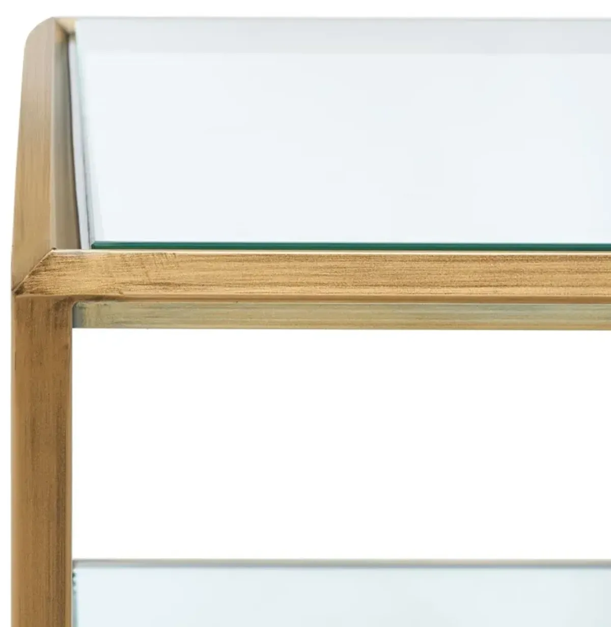 Elisha Mirrored Coffee Table, Bronze