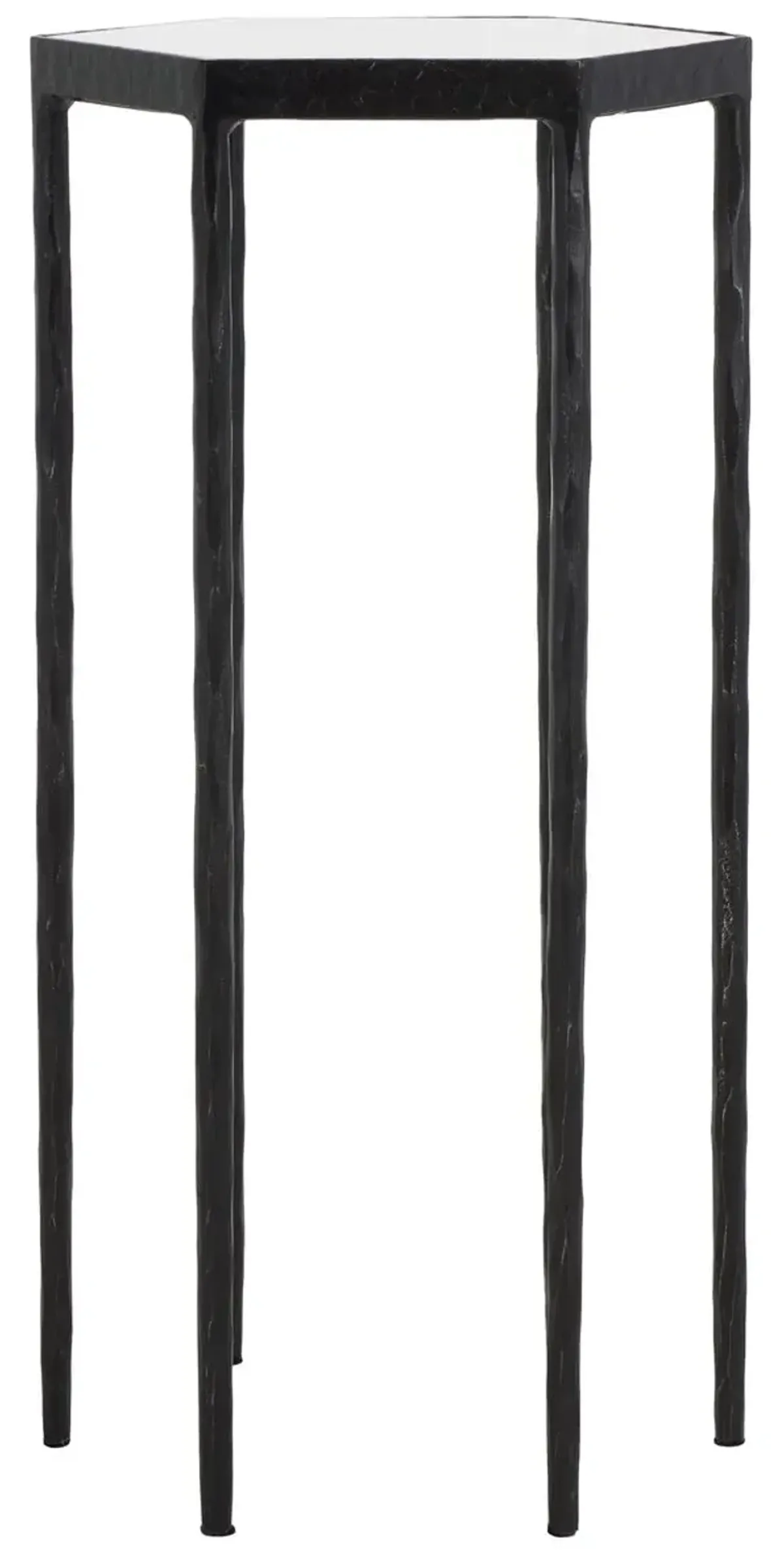 Lydon Marble Top Drink Table - Black/White - Multi