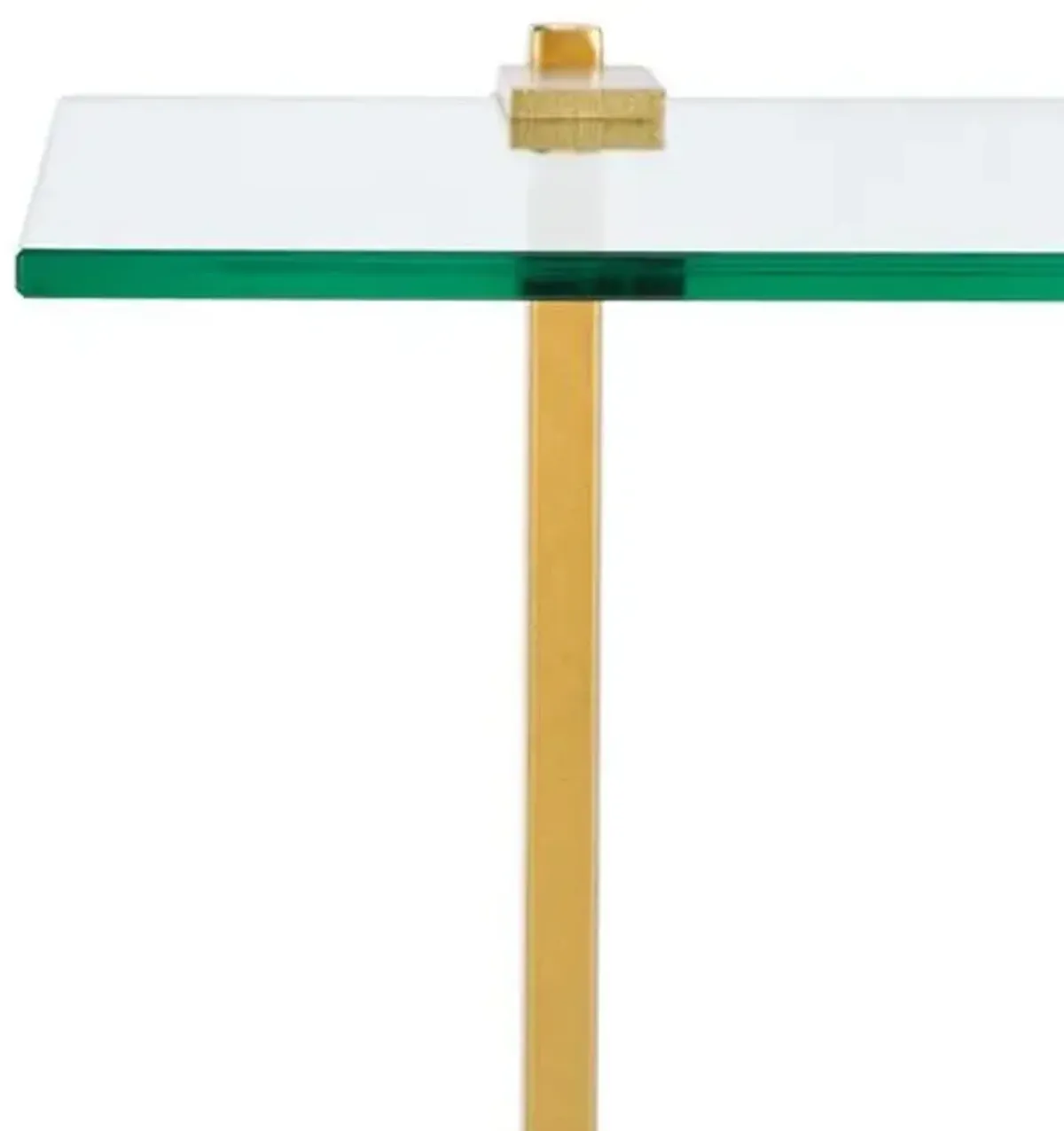 Yvan Marble Base Drink Table - White/Gold