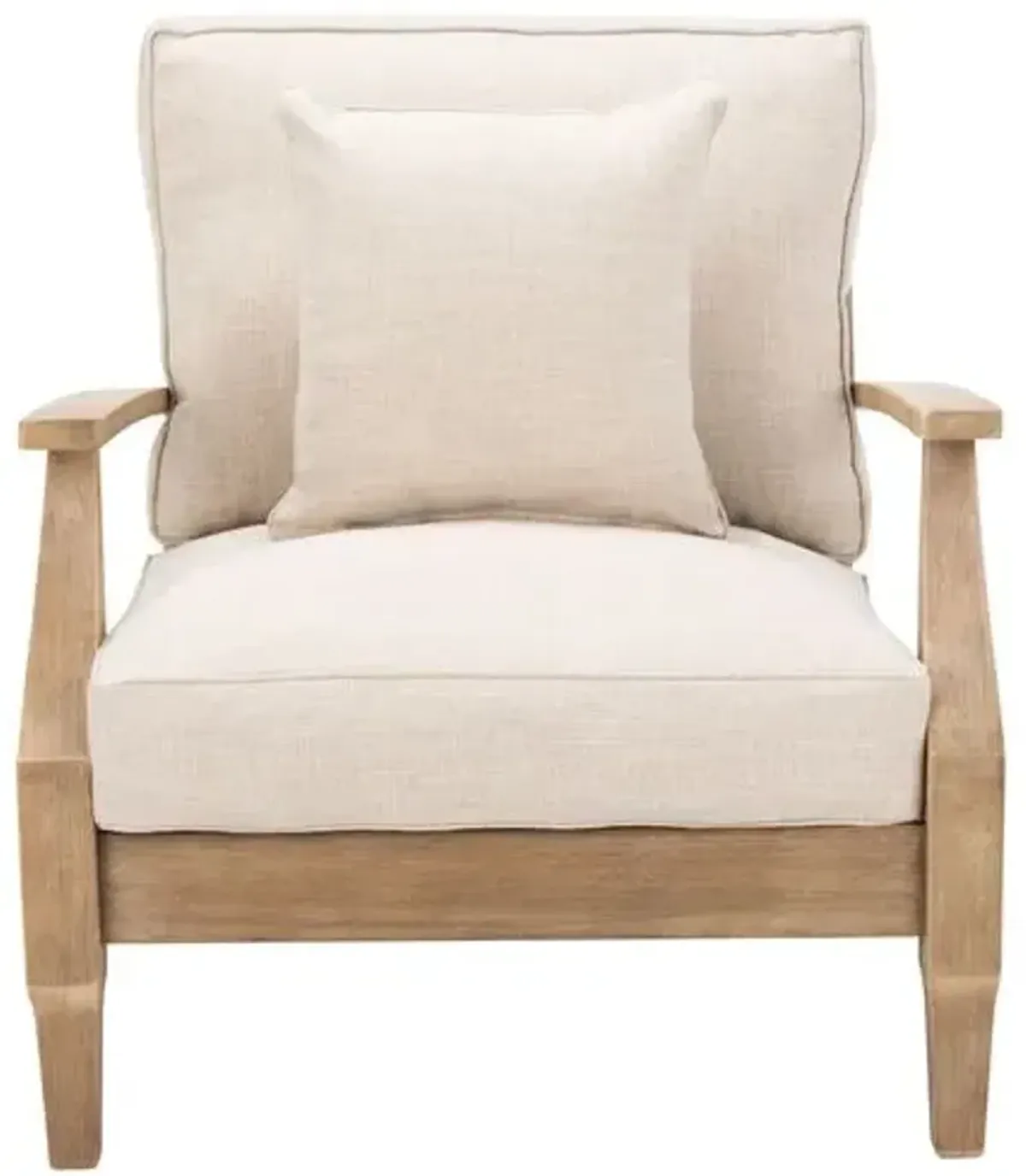 Kairo Wood Patio Armchair - Beige