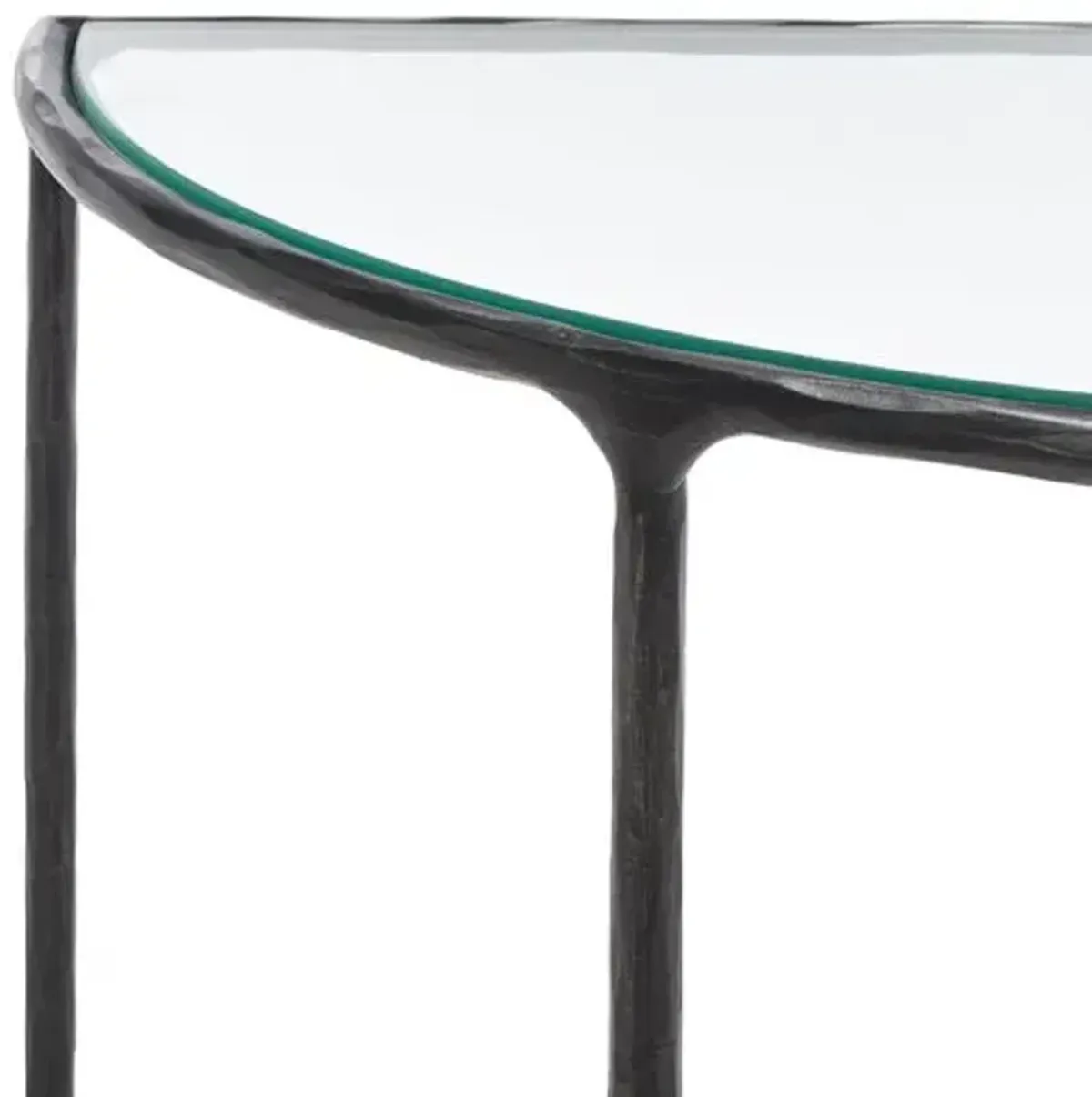 Gracelyn Forged Metal Console Table - Black