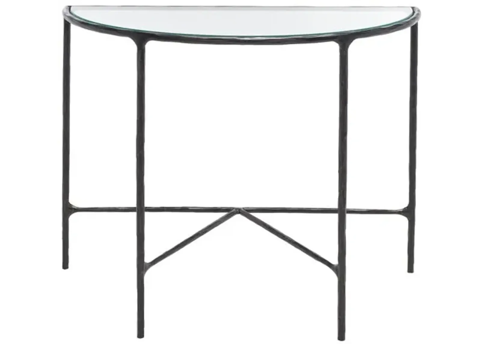 Gracelyn Forged Metal Console Table - Black