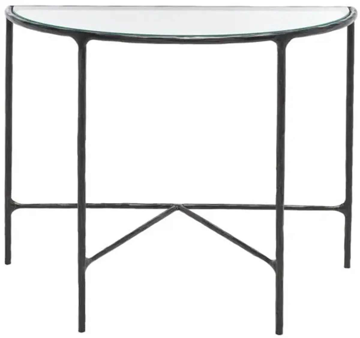 Gracelyn Forged Metal Console Table - Black