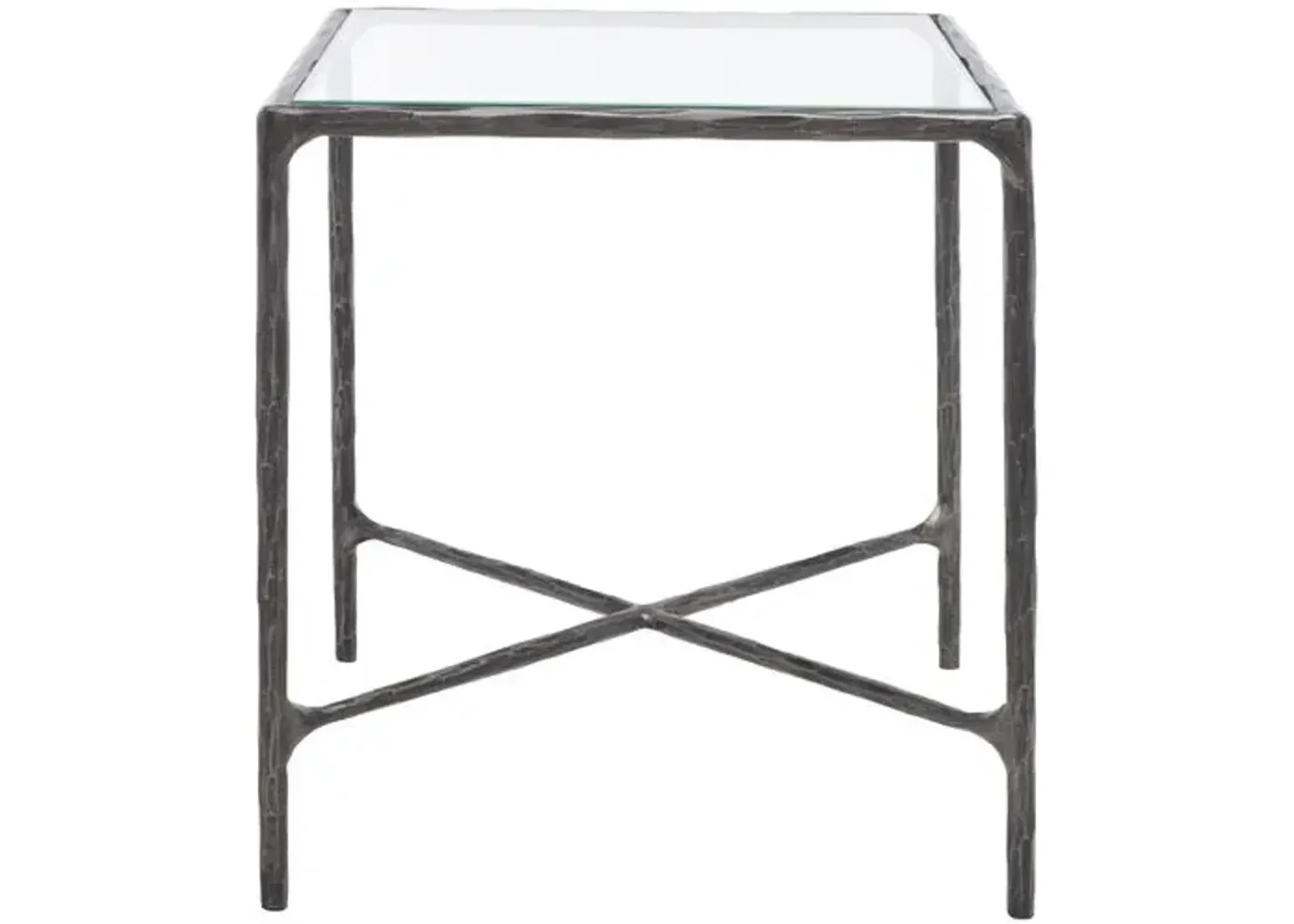 Gracelyn Metal Square End Table - Black