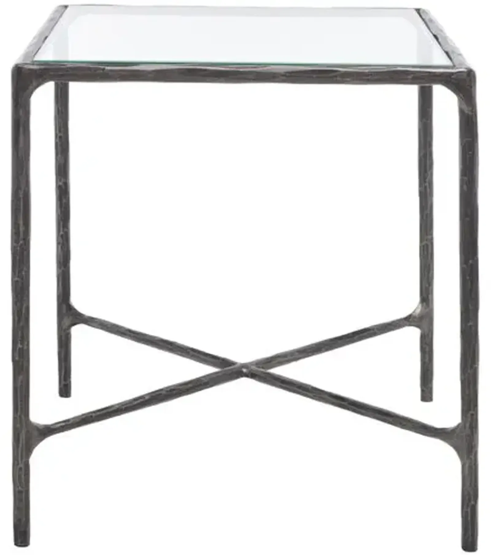 Gracelyn Metal Square End Table - Black