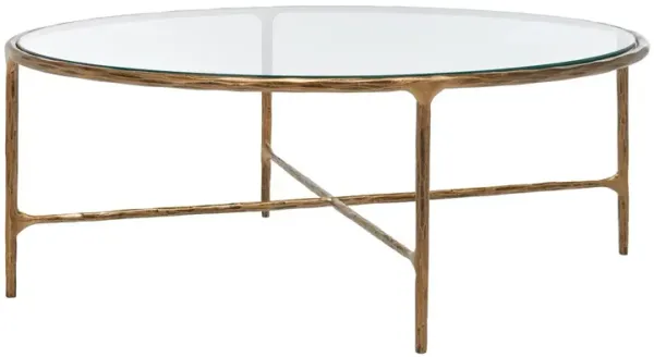 Gracelyn Oval Metal Coffee Table