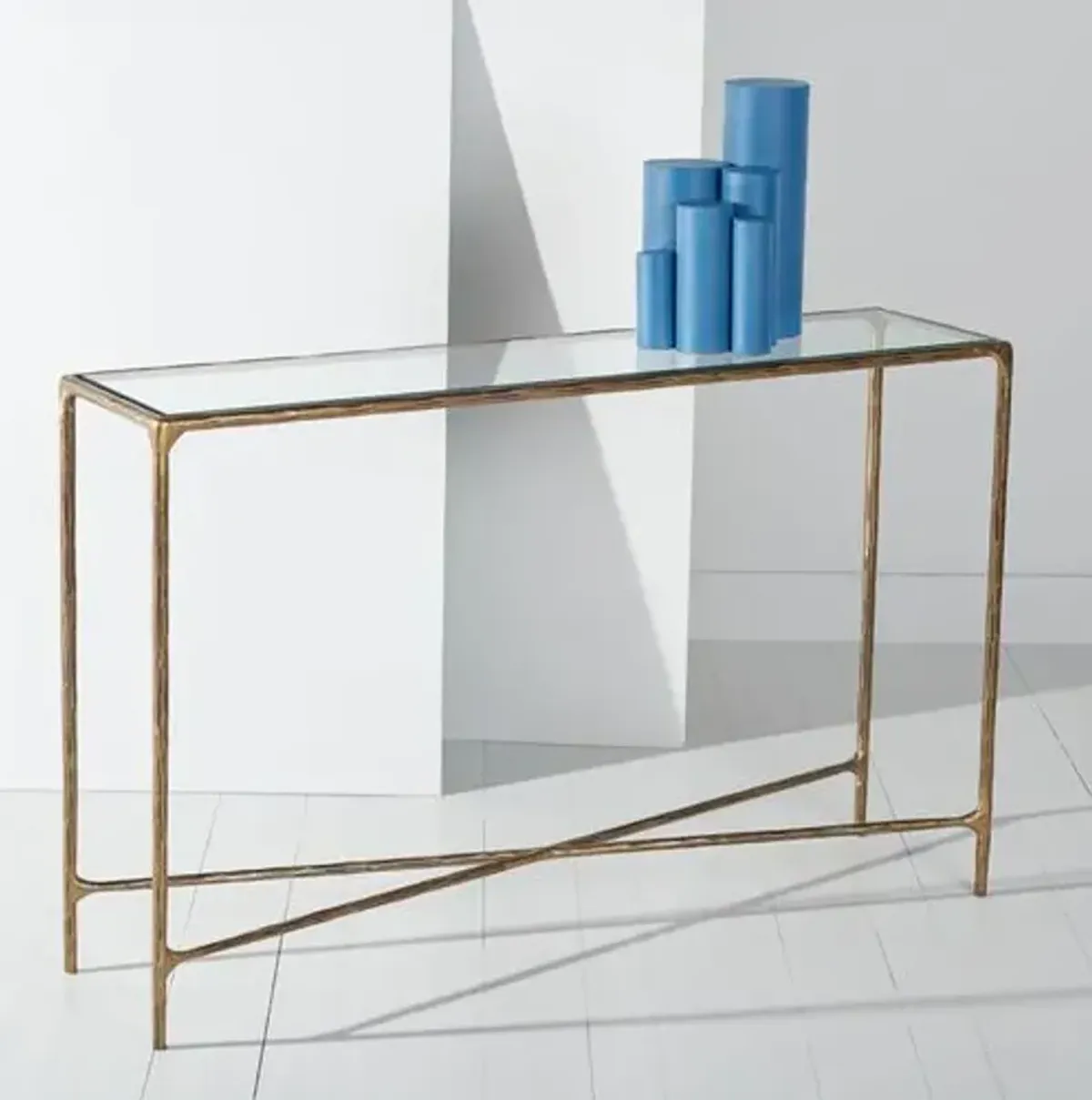 Gracelyn Rectangle Console Table - Gold