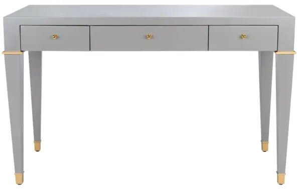 Halina Modern Desk, Grey