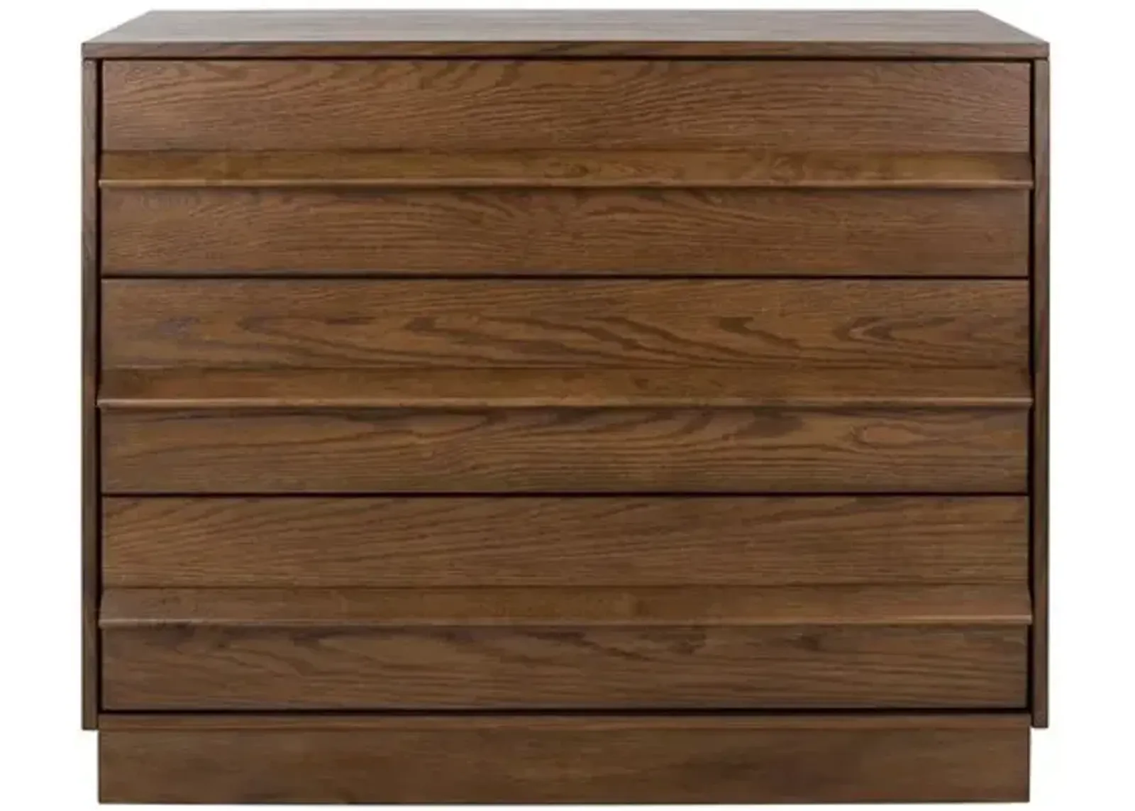 Kaiah 3 Drawer Wood Chest - Brown