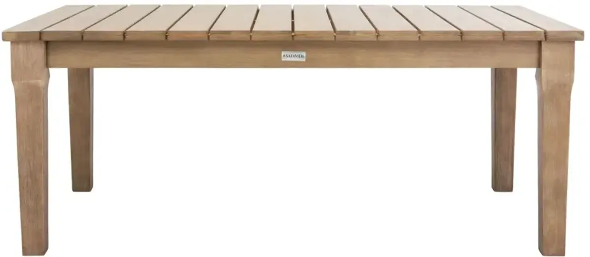 Kairo Outdoor Eucalyptus Patio Coffee Table