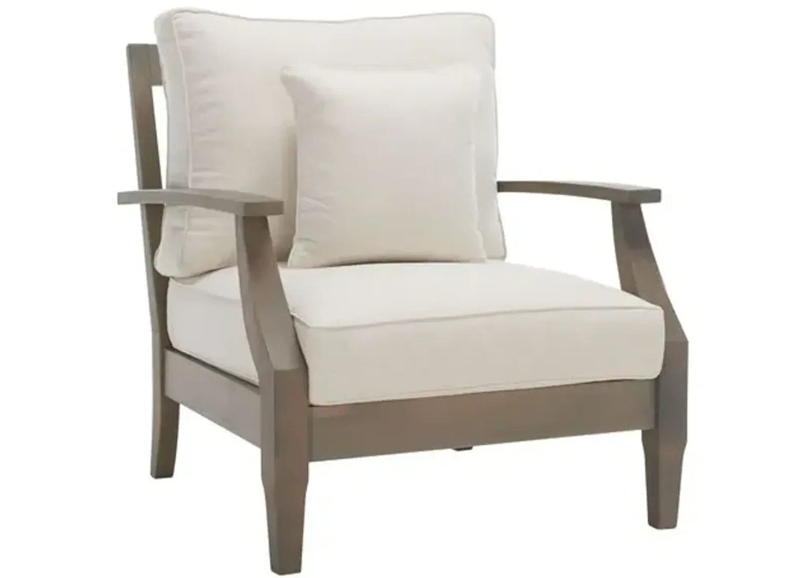 Kairo Wood Patio Armchair - Beige