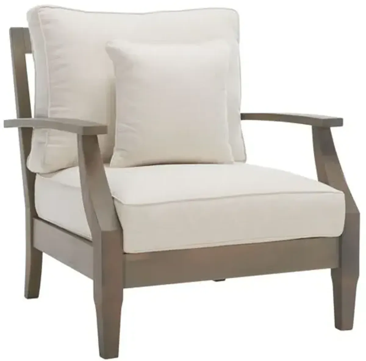 Kairo Wood Patio Armchair - Beige