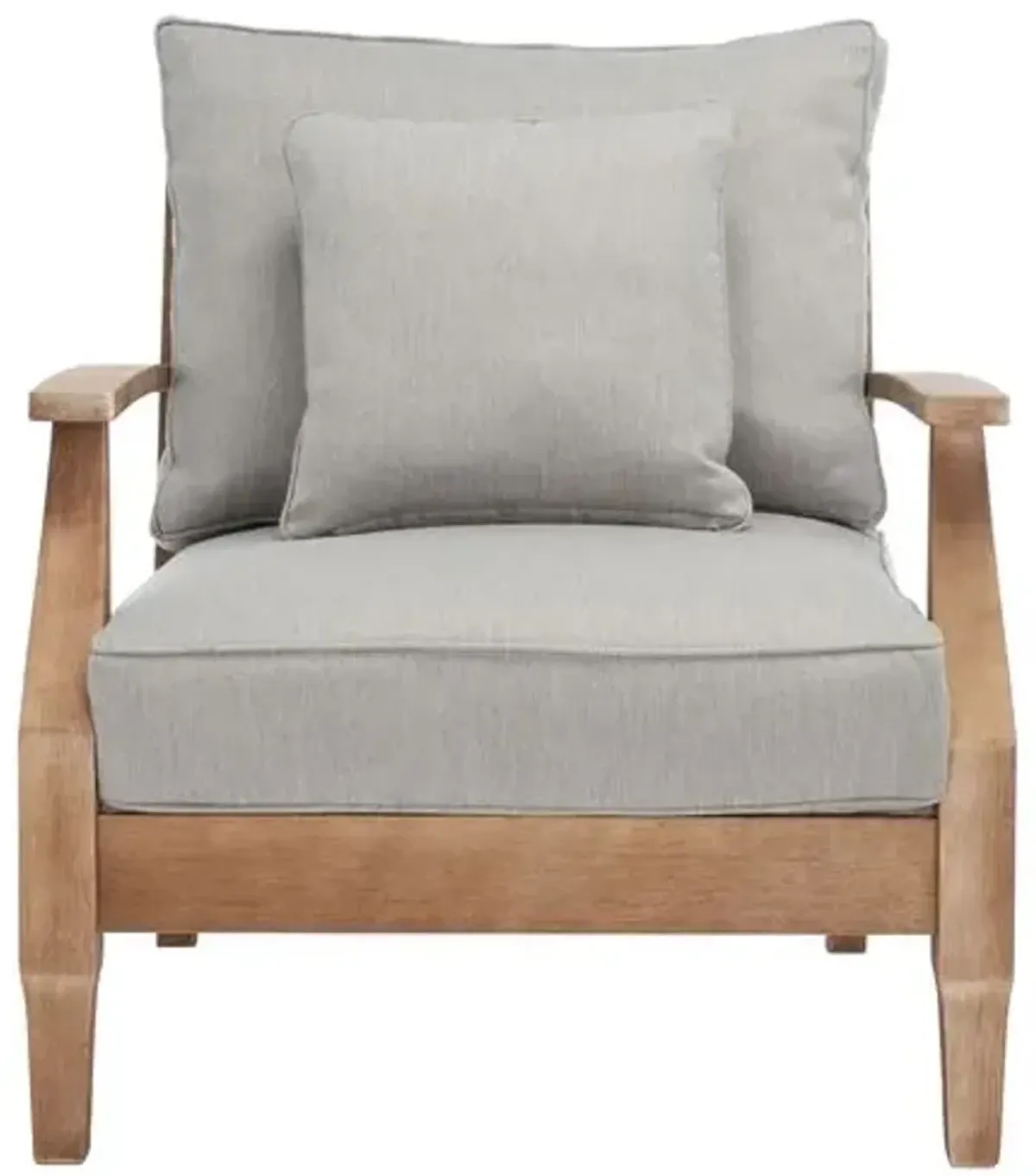 Kairo Wood Patio Armchair - Gray