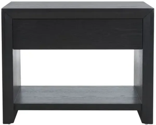 Darnell 1-Drawer Nightstand - Black