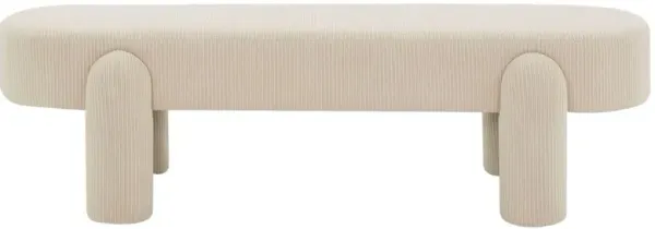 Cambria Corduroy Velvet Accent Bench