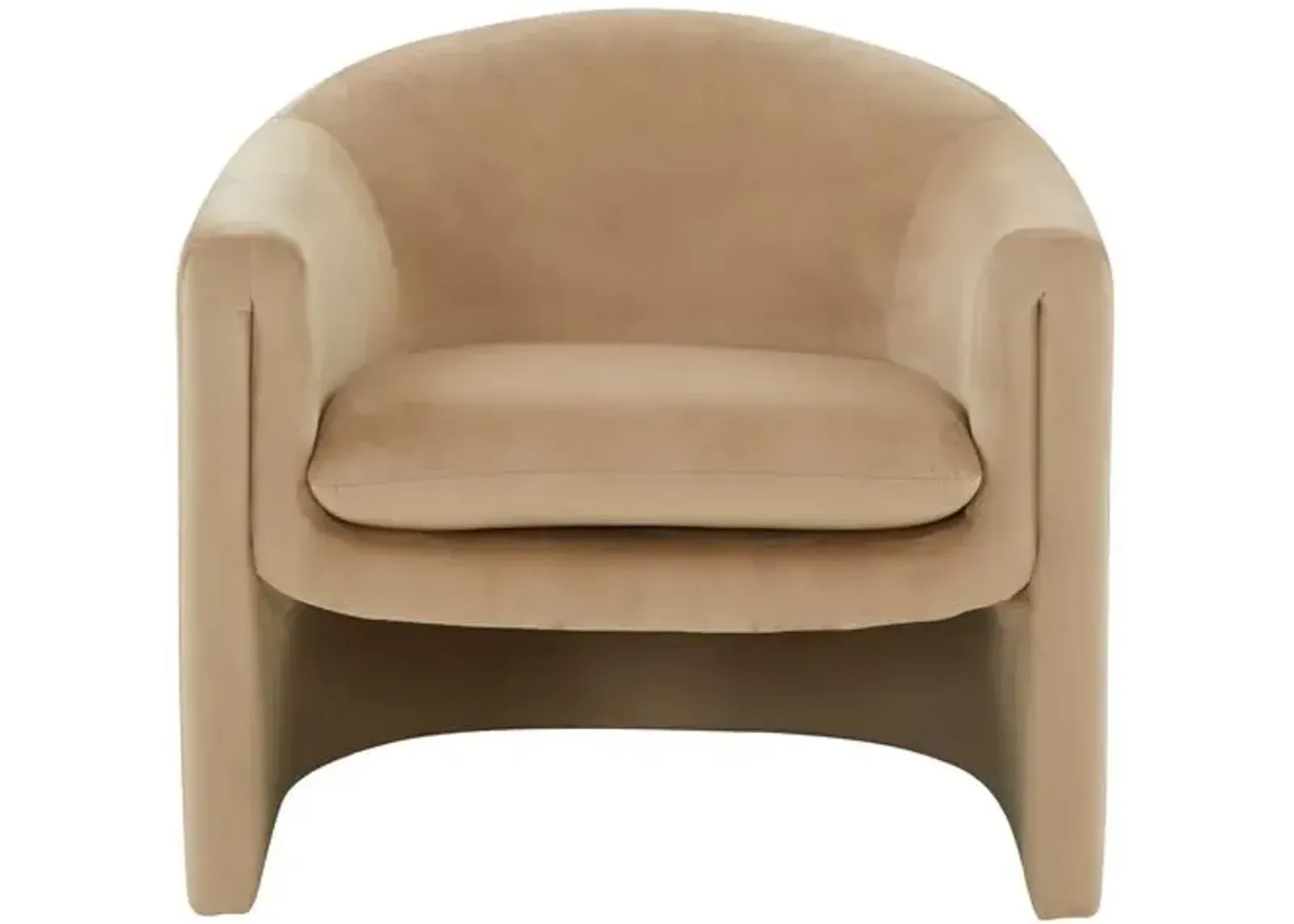 Kestrel Accent Chair - Light Brown, Comfortable, Durable