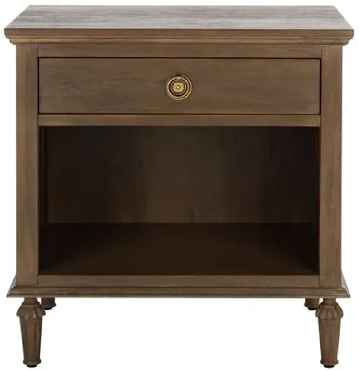 Perenna 1 Drawer Wood Nightstand