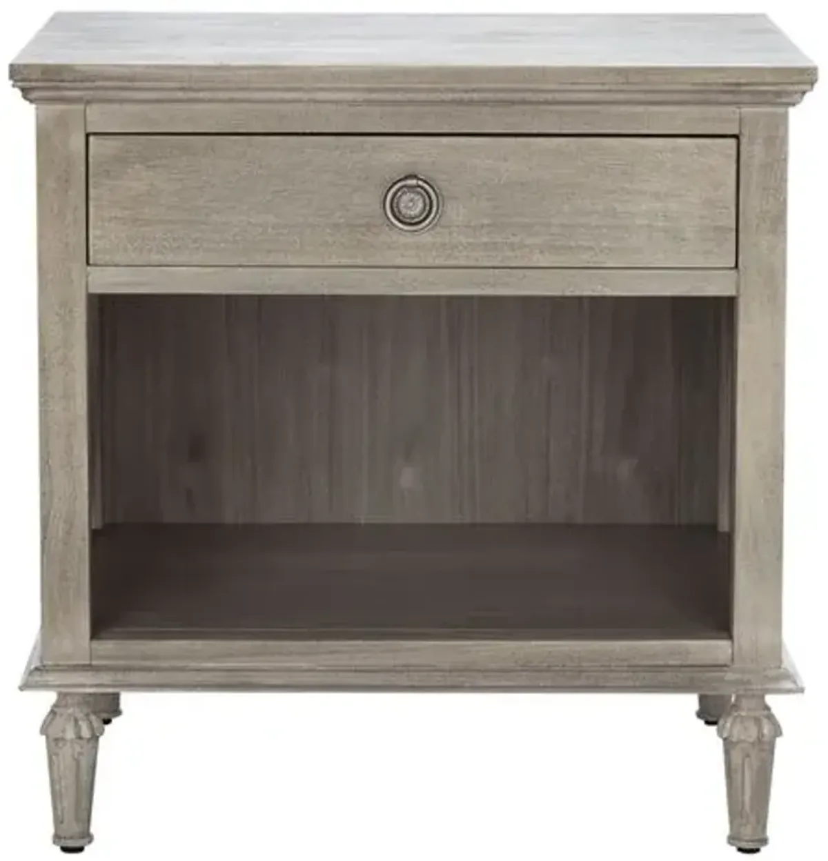 Perenna 1 Drawer Wood Nightstand