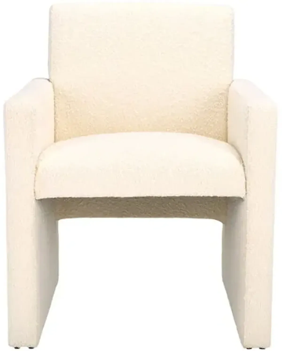 Winona Boucle Dining Chair - Ivory