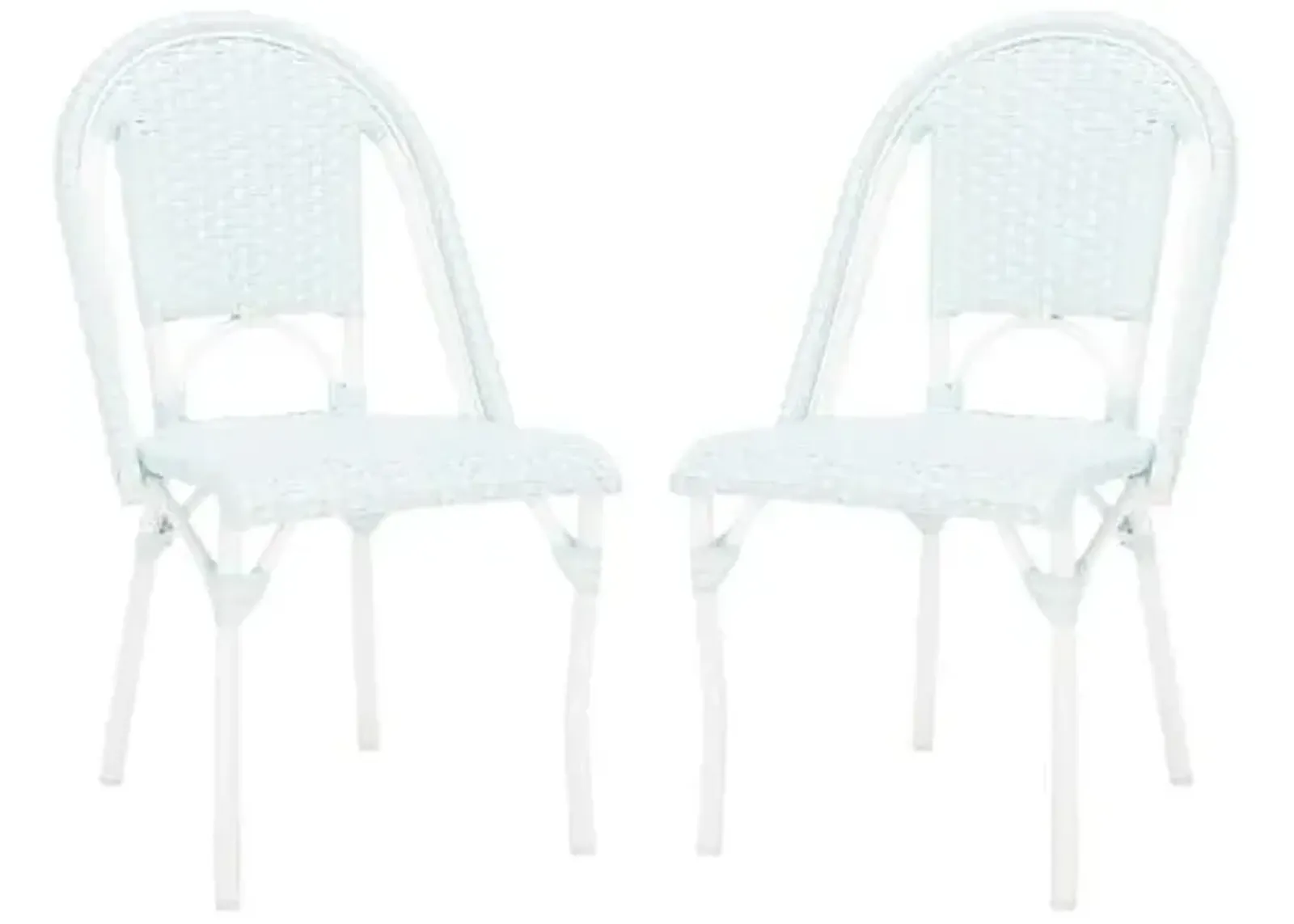 Set of 2 Marcellus Outdoor Side Chairs - Blue