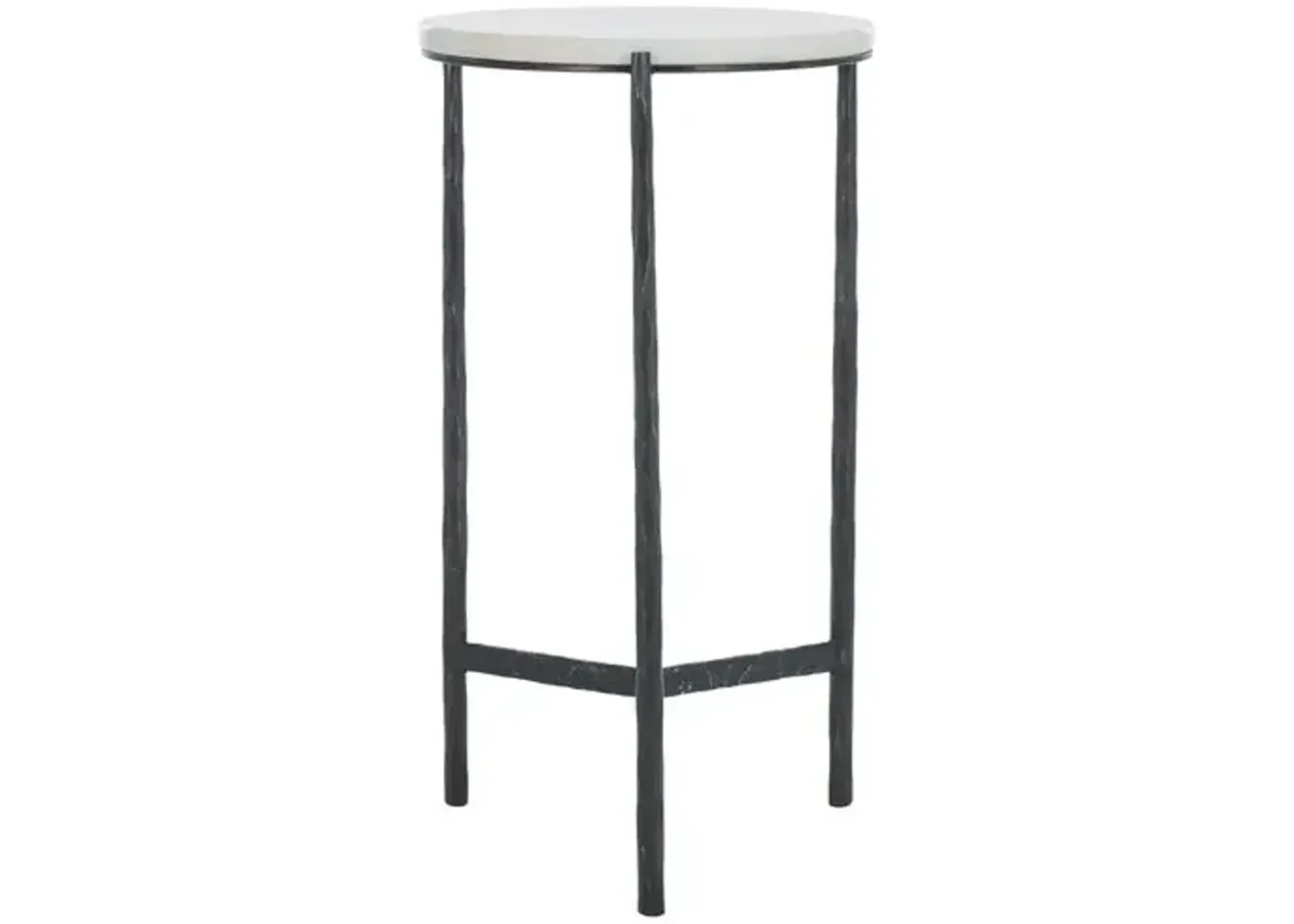 Greyson Marble Top Drink Table - Black/White - Multi