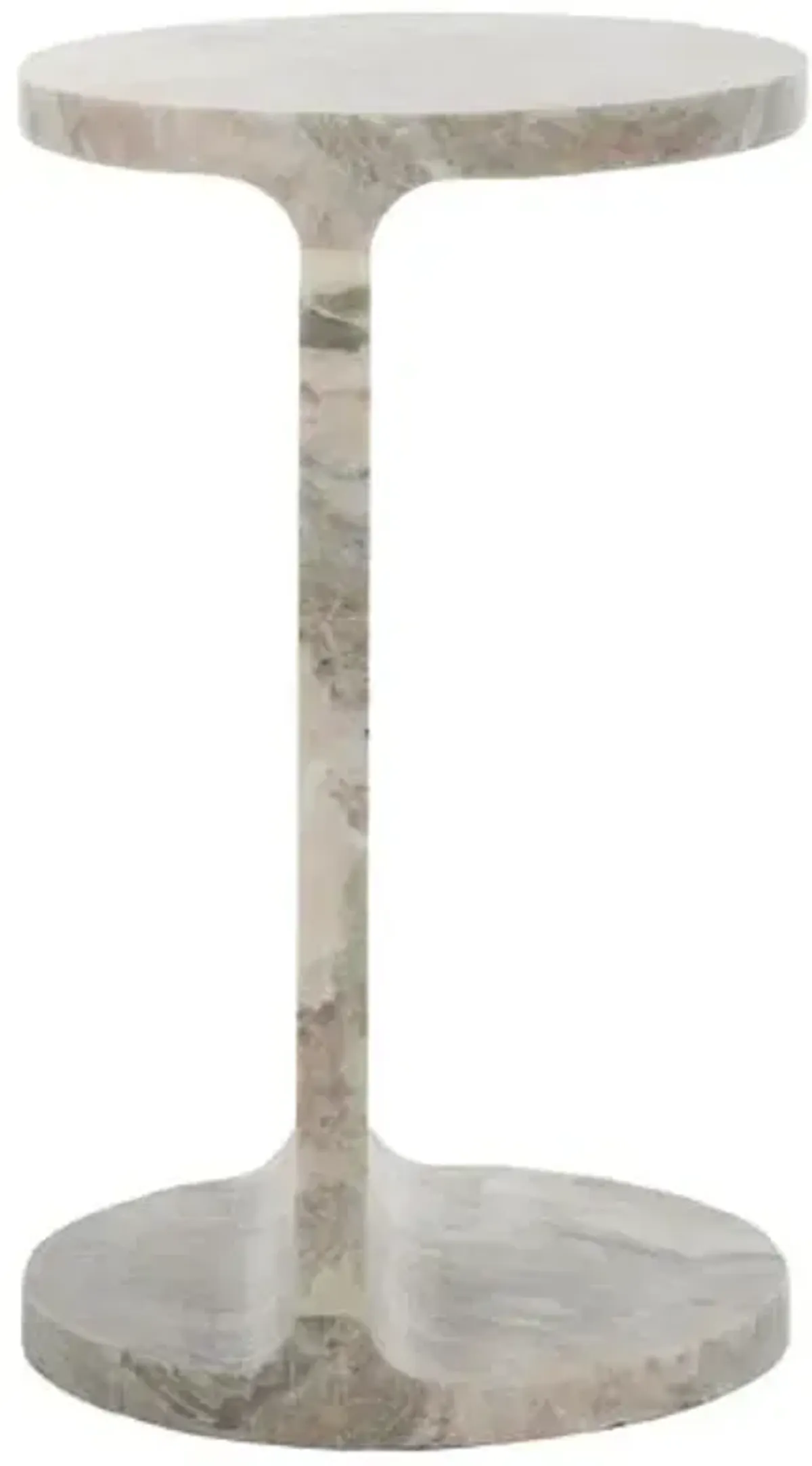 Ilana Marble C Accent Table - Multi - 20Hx12Wx12D in