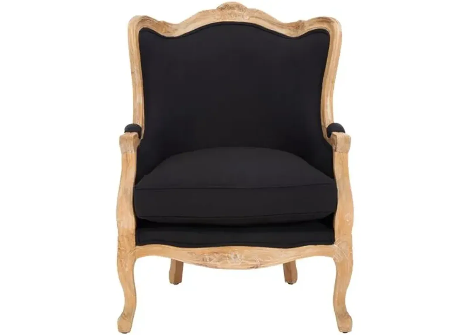 Fallon Wing Chair - Black