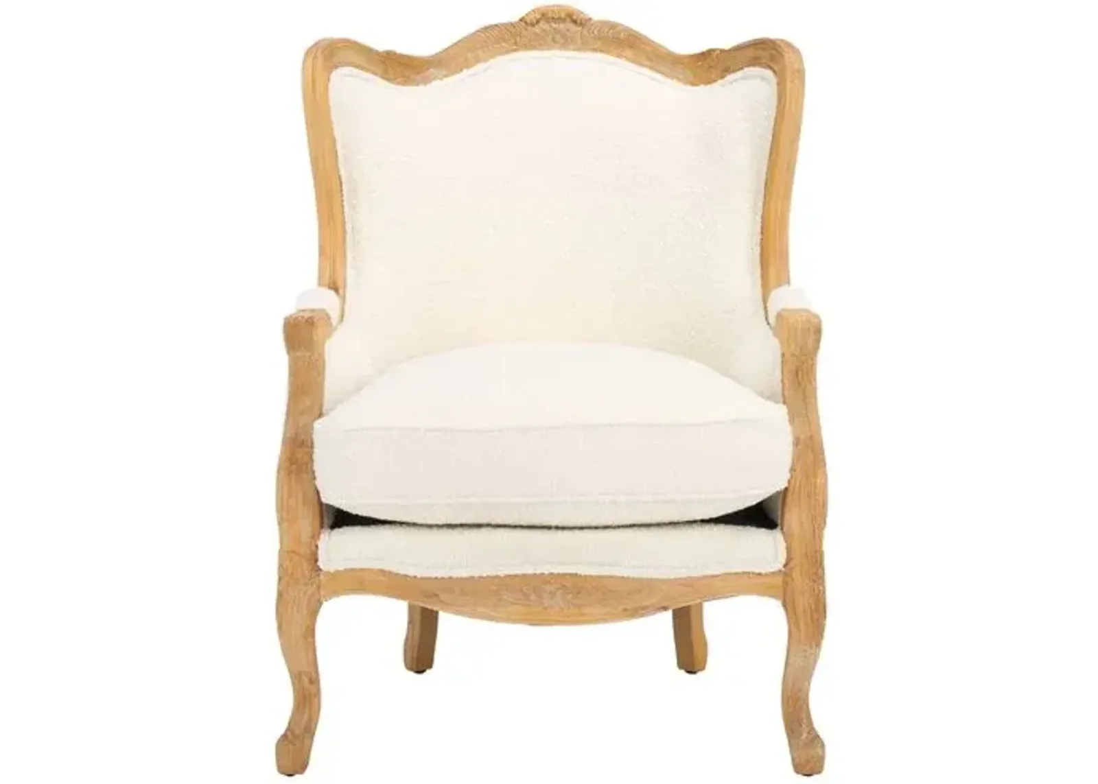 Fallon Wing Chair - Ivory