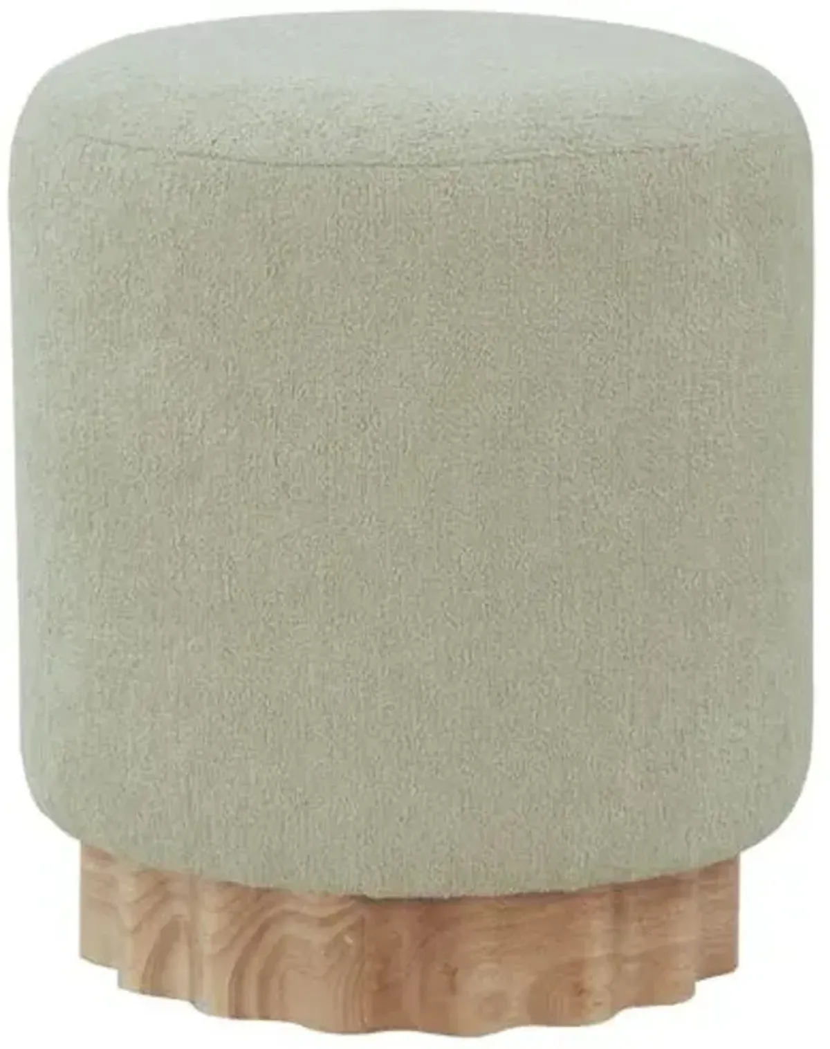 Minuetta Round Boucle Ottoman - Multi