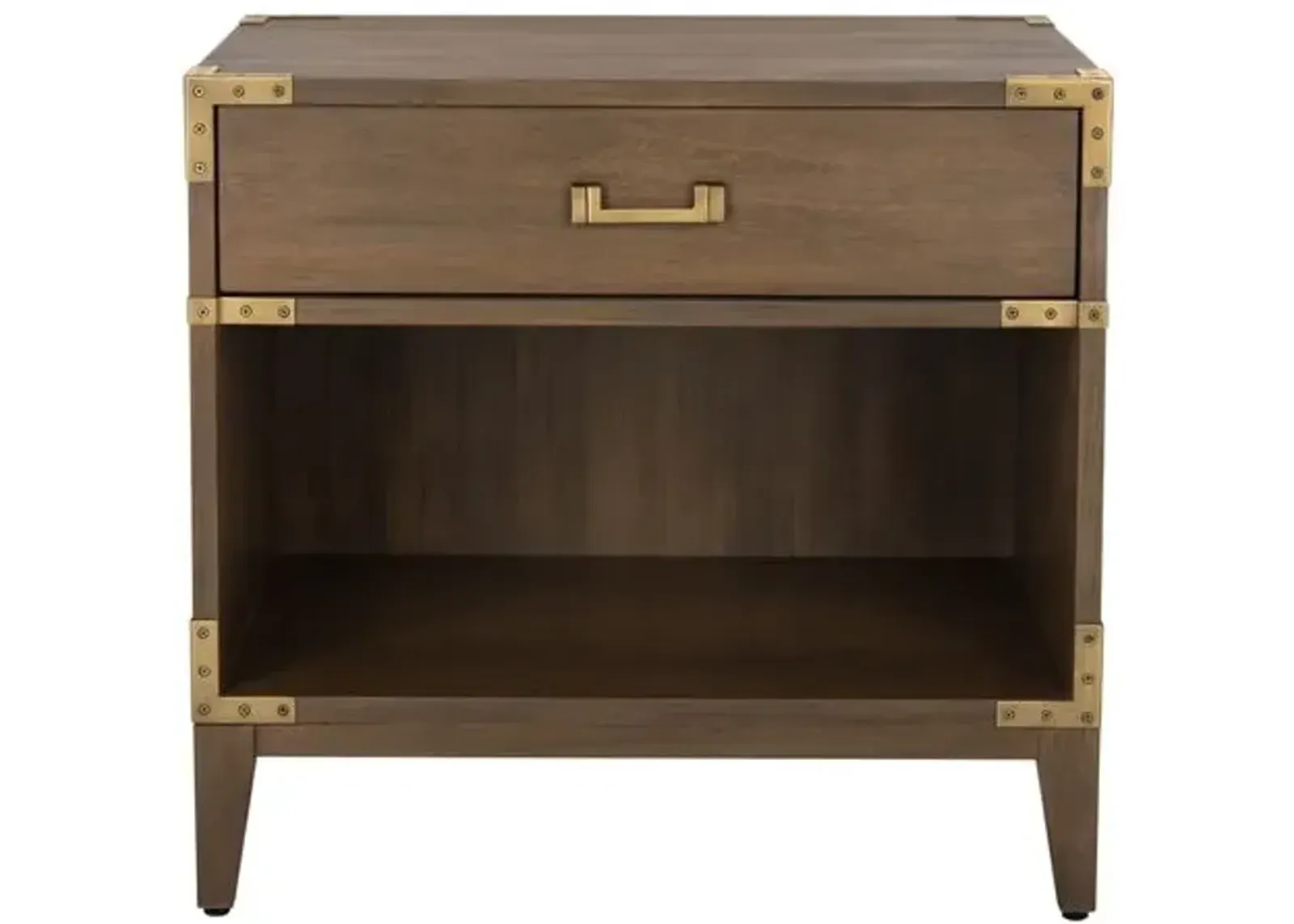 Nirel 1 Drawer Wood Nightstand - Brown