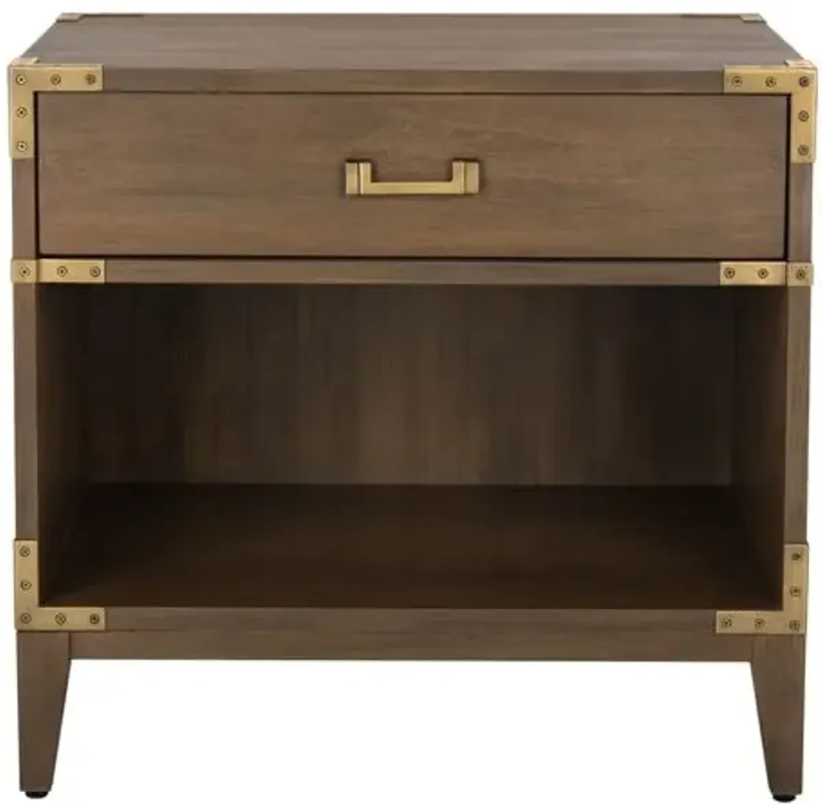 Nirel 1 Drawer Wood Nightstand - Brown