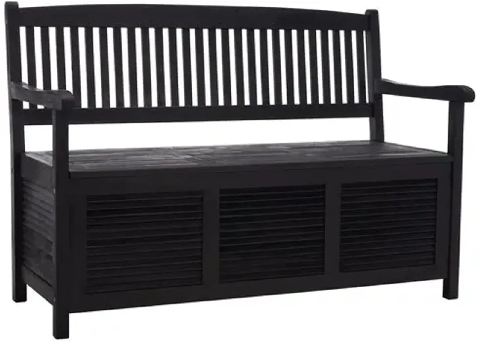 Oren Outdoor Storage Bench - Black