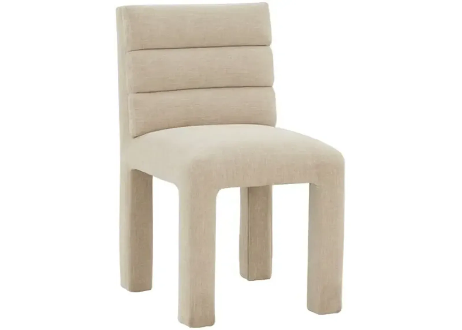 Maelis Tufted Dining Side Chair - Beige