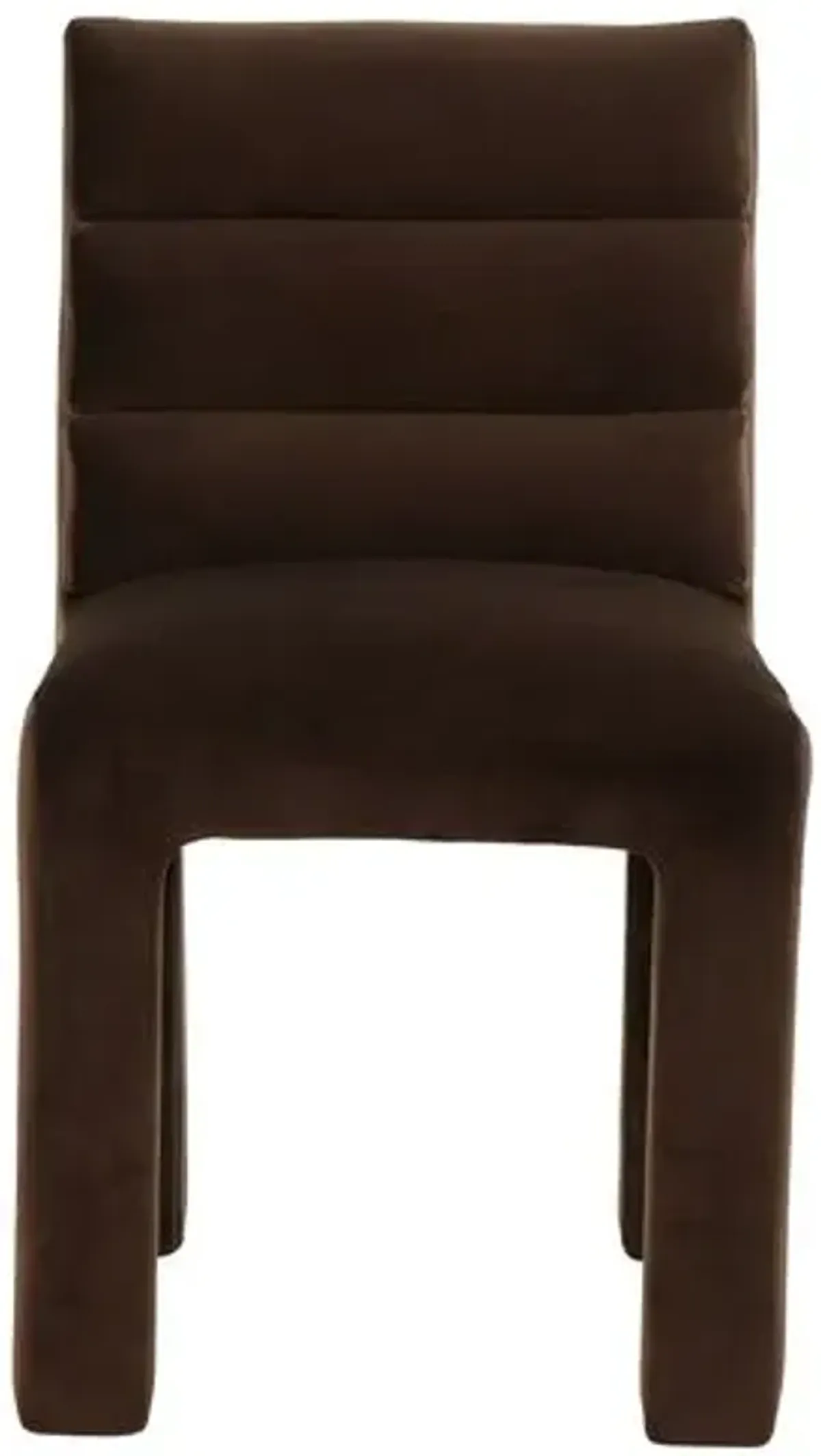 Maelis Tufted Dining Side Chair - Brown