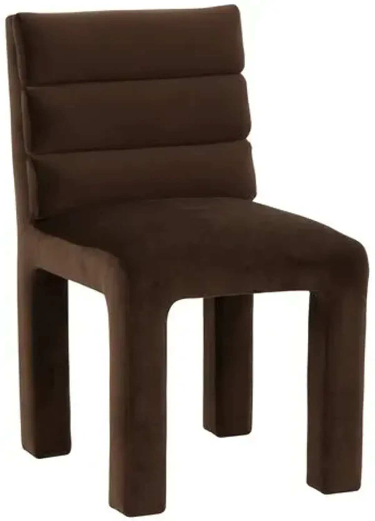 Maelis Tufted Dining Chair - Brown