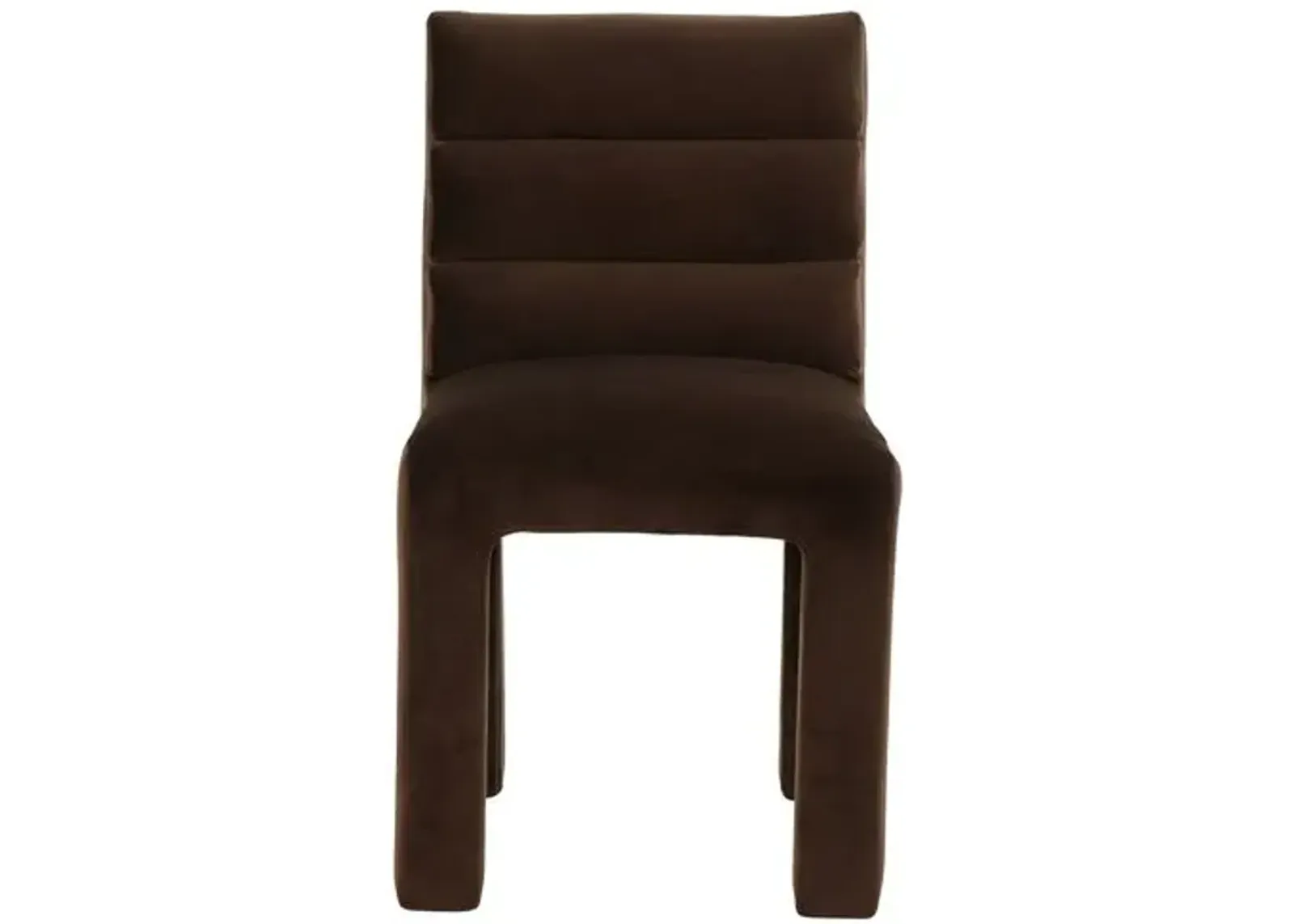 Maelis Tufted Dining Chair - Brown