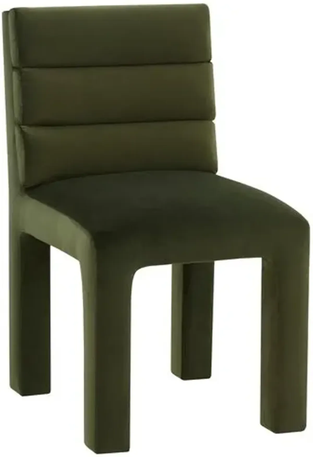 Maelis Tufted Dining Side Chair - Green