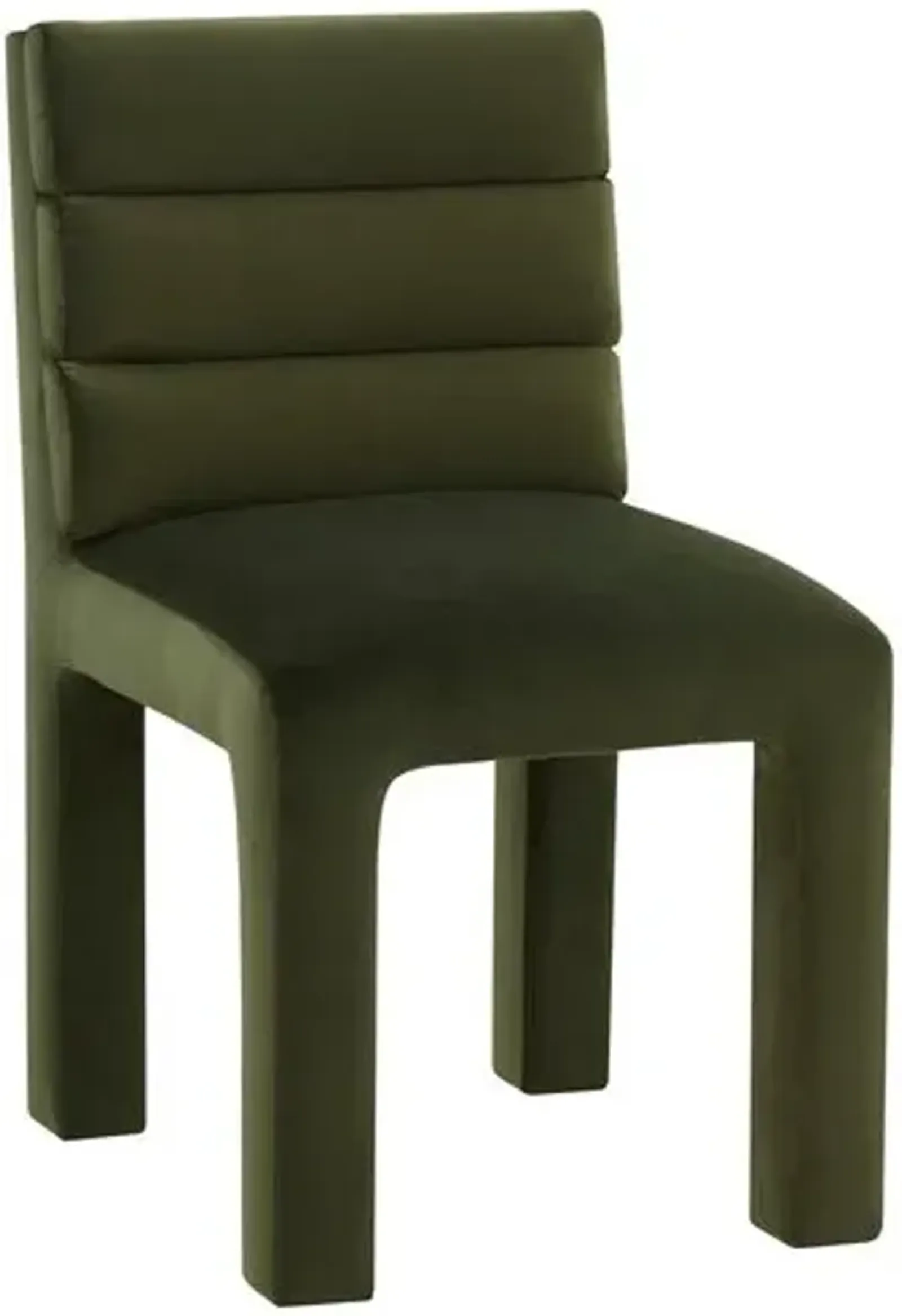 Maelis Tufted Dining Side Chair - Velvet - Green