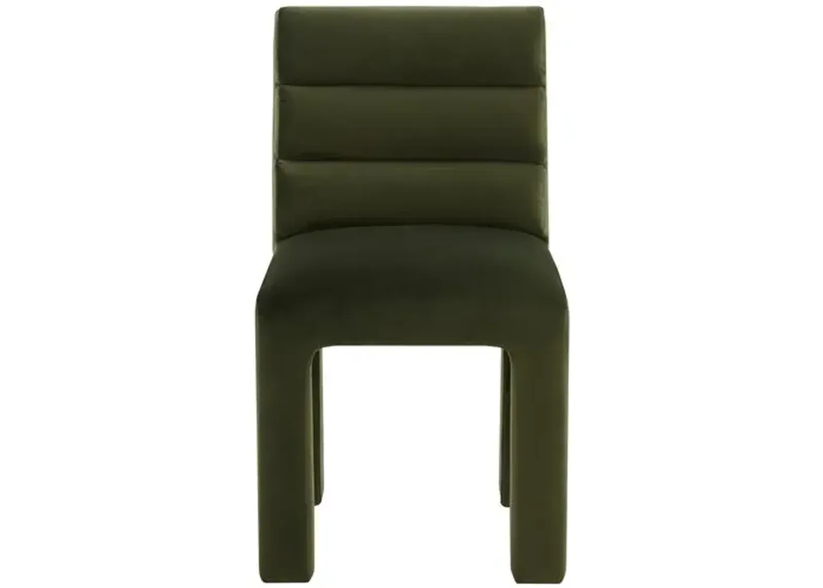 Maelis Tufted Dining Chair - Green