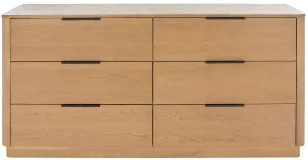 Cambira 6-Drawer Wood Dresser