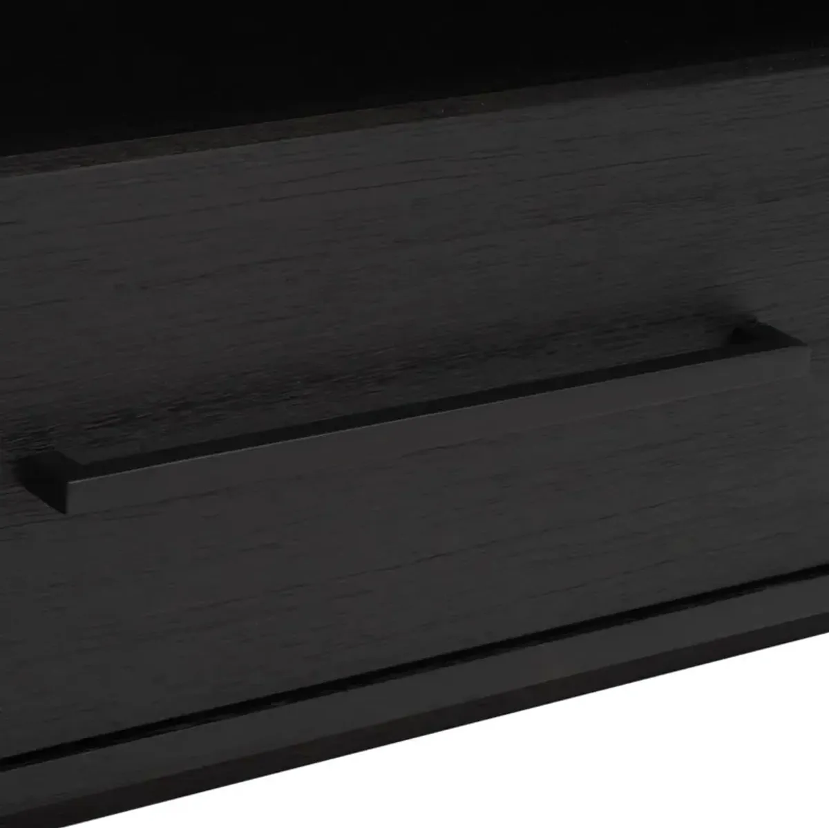 Elina 1-Drawer Nightstand, Black