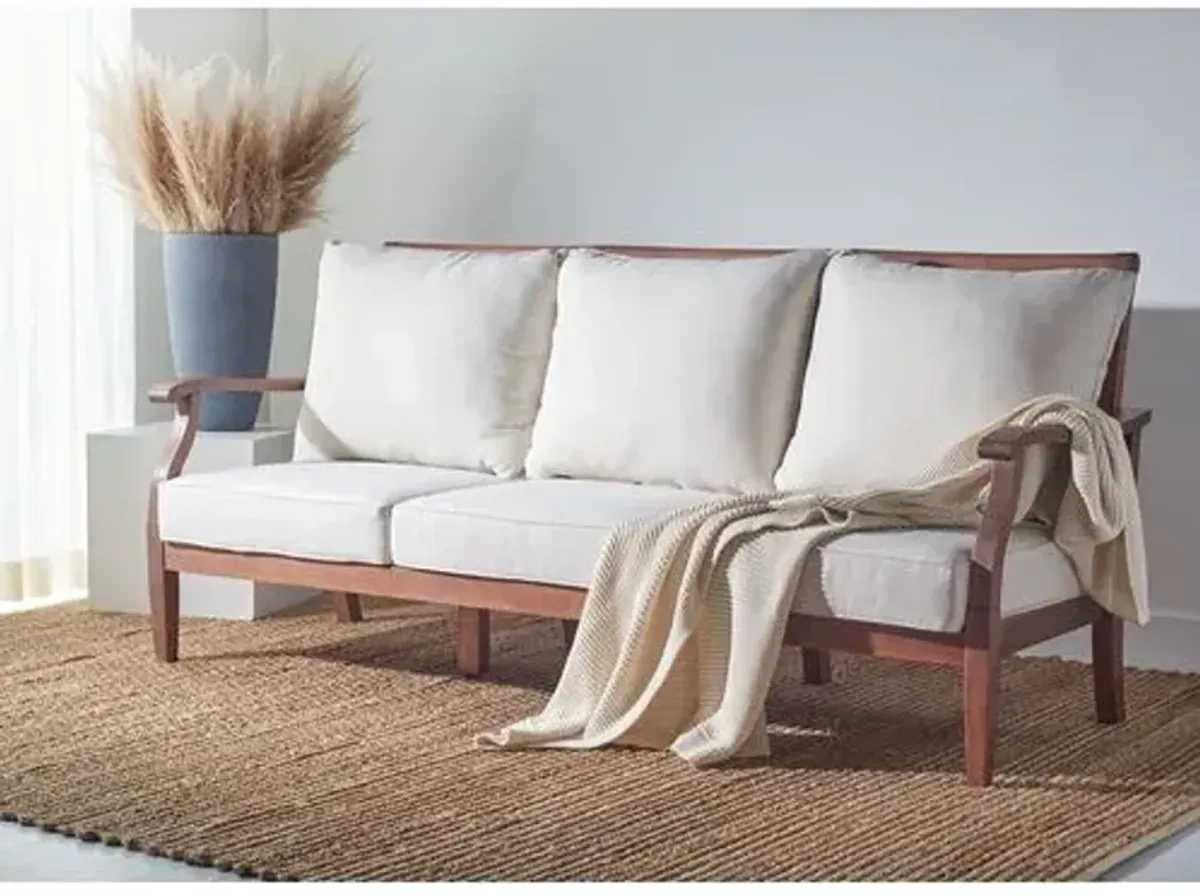 Quillon Outdoor Sofa - Natural/White