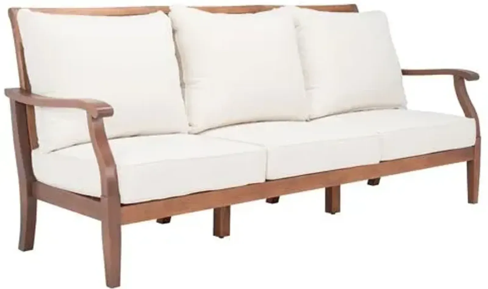 Quillon Outdoor Sofa - Natural/White