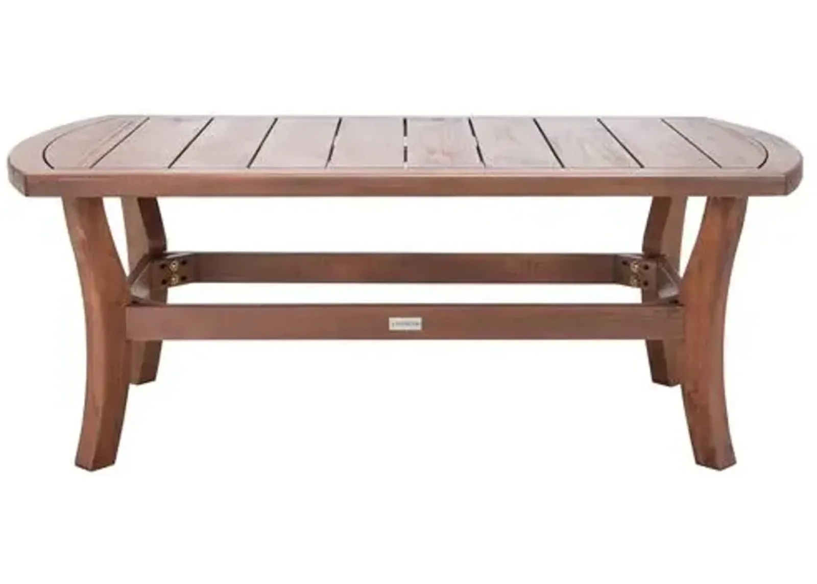 Quillon Outdoor Coffee Table - Natural - Brown