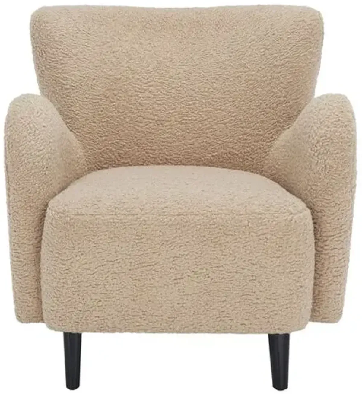 Primrose Modern Wingback Chair - Brown - Comfortable, Stylish