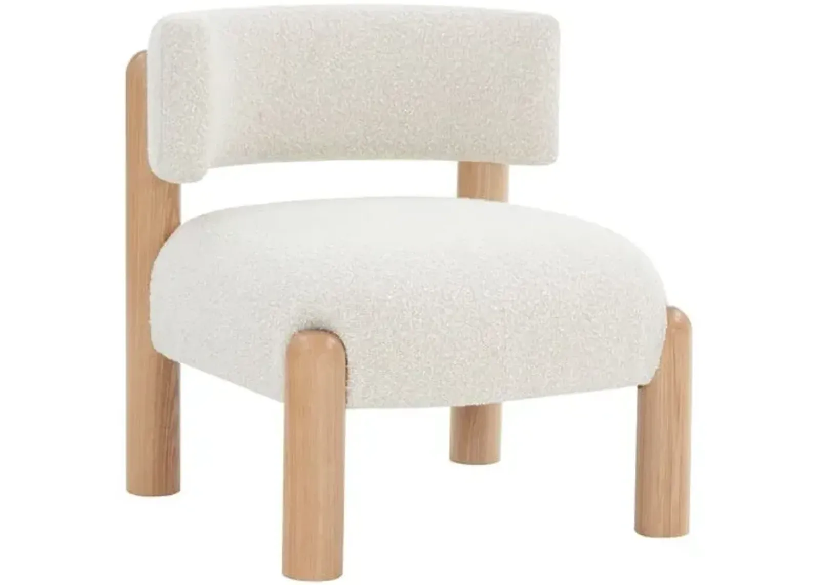 Joviana Accent Chair - Beige, Comfortable, Durable