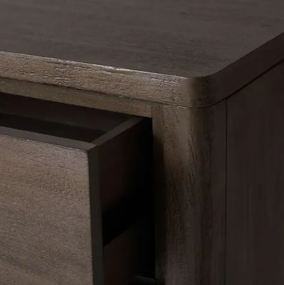 Kassandris 3-Drawer Wood Nightstand